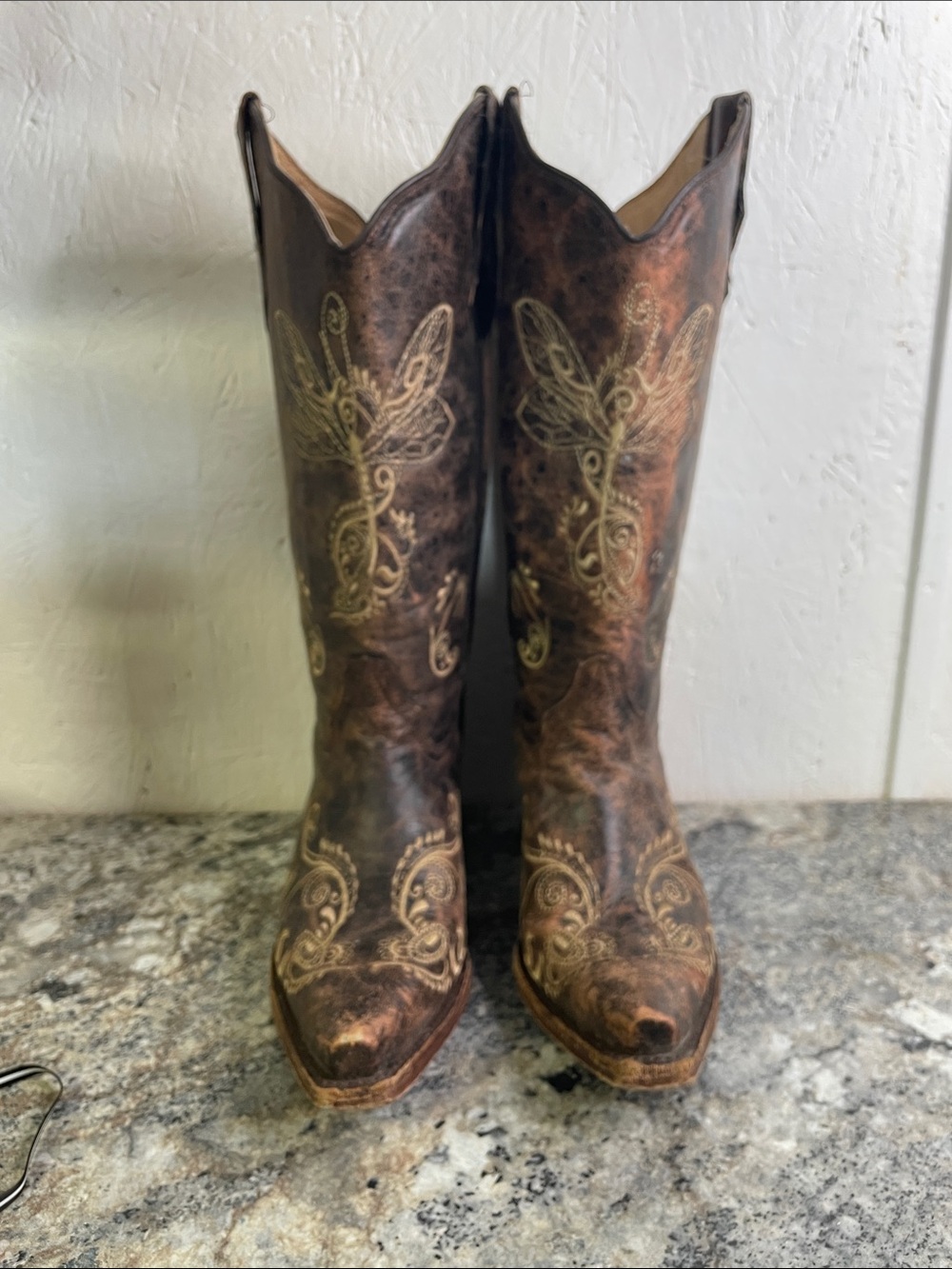 Circle G By Corral Women's Boots - Dragonfly Embroidery Size 6